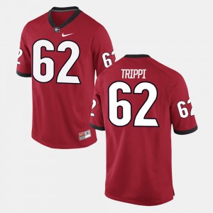 #62 Charley Trippi Georgia Bulldogs Alumni Football Game Men Jersey - Red