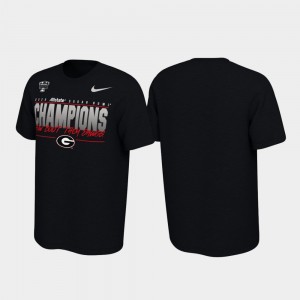 Georgia Bulldogs Locker Room 2020 Sugar Bowl Champions Men's T-Shirt - Black