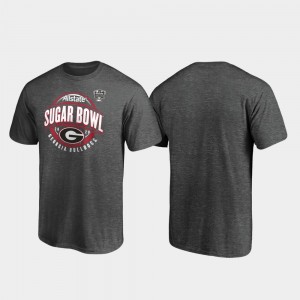 Georgia Bulldogs Mens Scrimmage 2020 Sugar Bowl Bound T-Shirt - Heather Gray