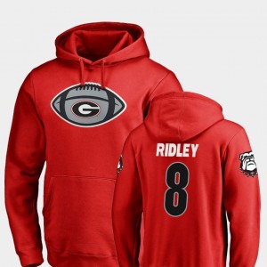 #8 Riley Ridley Georgia Bulldogs Football Game Ball Men Hoodie - Red