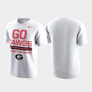 Georgia Bulldogs Local Verbiage Performance Men's T-Shirt - White