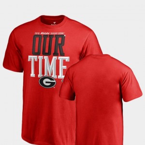 Georgia Bulldogs 2019 Sugar Bowl Bound Youth Counter T-Shirt - Red